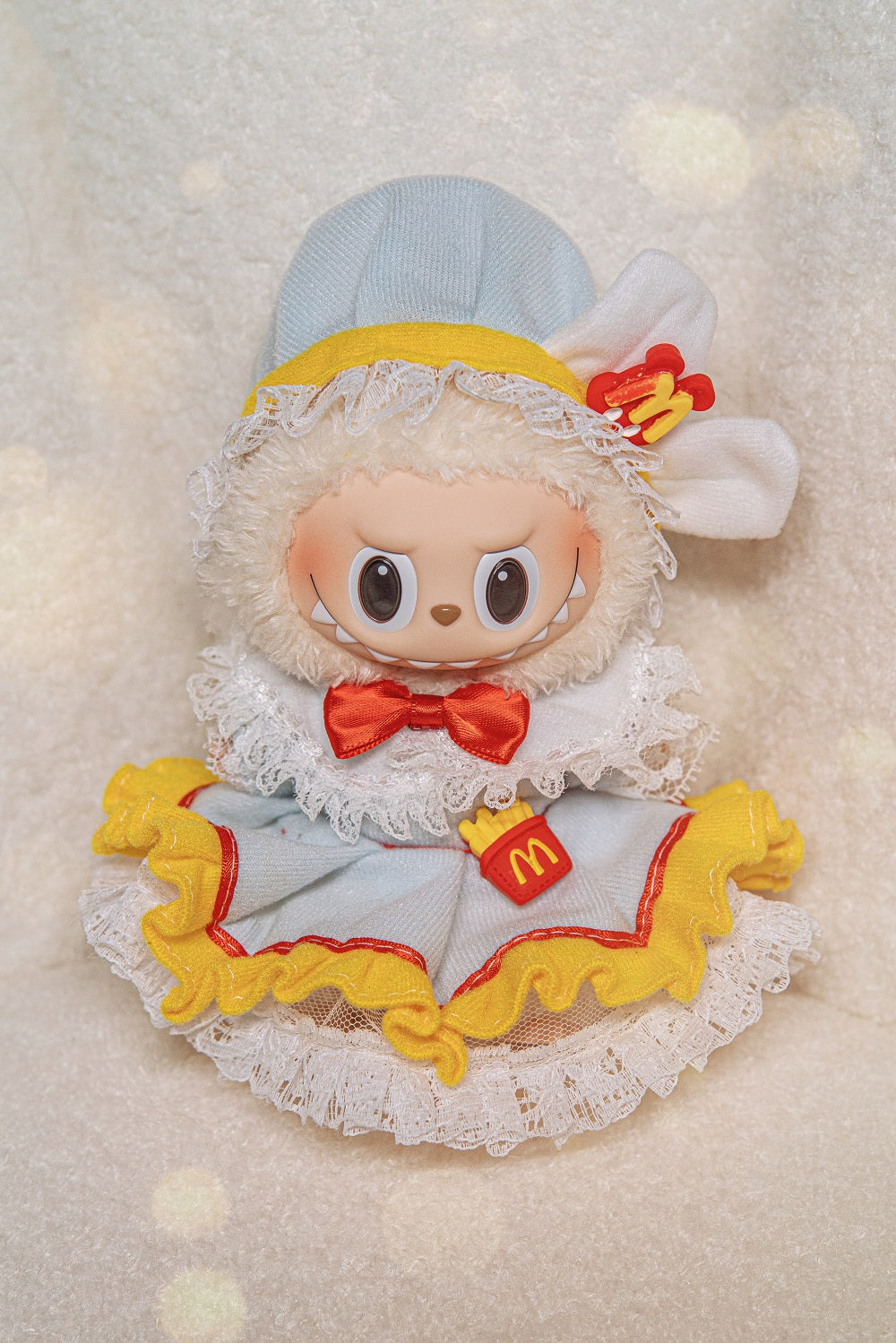 McDonald’s-Inspired Dress for 17 cm LBB Standard Plush Dolls